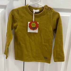 Hadas Kids Mustard Long Sleeve sweater